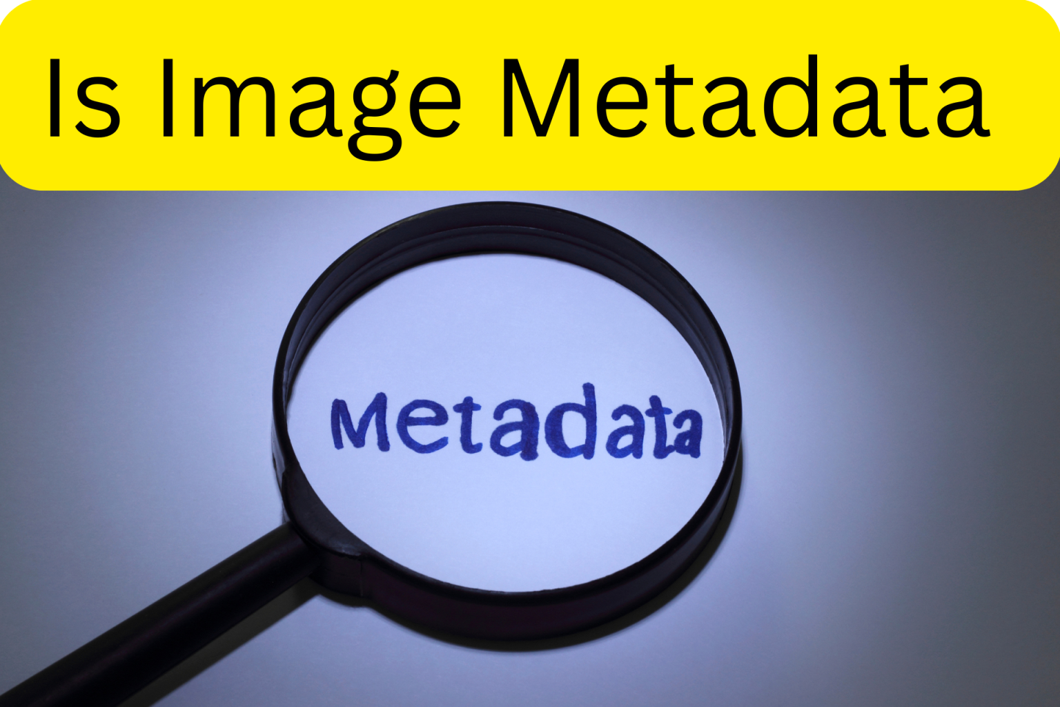 What Is Image Metadata (EXIF Data)? How to View, Read and Remove It (2026) Image Metadata